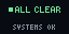 System monitor showing that every check is healthy